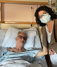 CNN's Samira Jafari saved the life of her colleague, Richard Roth, who needed a kidney transplant, and found that her blood and tissue was a match.
Mandatory Credit:	Courtesy Samira Jafari