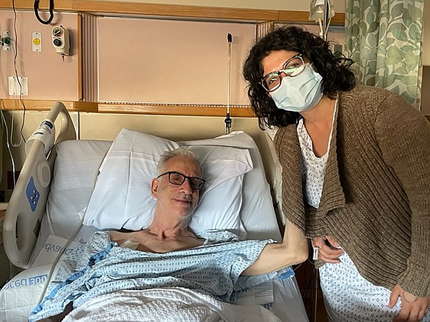 CNN's Samira Jafari saved the life of her colleague, Richard Roth, who needed a kidney transplant, and found that her blood and tissue was a match.
Mandatory Credit:	Courtesy Samira Jafari