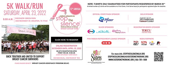 Sisters Network® Inc. (SNI), the nation’s largest and only national Black breast cancer survivor organization and a national leader in …