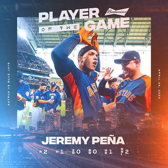 “It was a blur,” Peña said with a slight smile. “I kind of ran the bases a little fast, but …