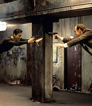 Lana and Lilly Wachowski, the filmmakers behind "The Matrix," are auctioning off nearly 200 props and film ephemera from their vast archives to support trans youth.
Mandatory Credit:	Warner Bros/Village Roadshow Pictures/Kobal/Shutterstock