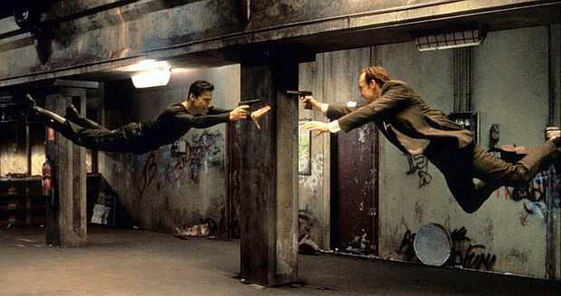 Lana and Lilly Wachowski, the filmmakers behind "The Matrix," are auctioning off nearly 200 props and film ephemera from their vast archives to support trans youth.
Mandatory Credit:	Warner Bros/Village Roadshow Pictures/Kobal/Shutterstock