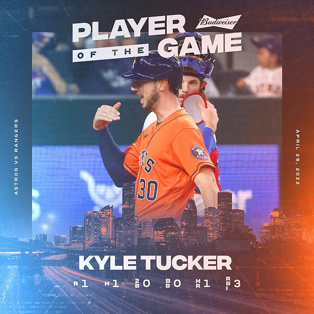  Kyle Tucker Houston Astros Poster Print, Baseball