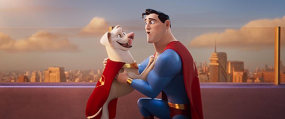 Dwayne Johnson stars as the voice of Krypto the Super-Dog in Warner Bros. Pictures’ animated action adventure feature film “DC …