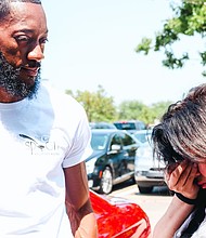 Max Bozeman, owner of the Greasy Spoon Soulfood Bistro, and Kristin Johnson/Photo Cred: JRMH Photos