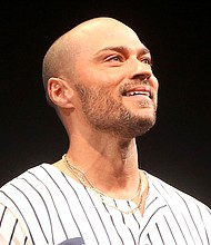 Jesse Williams responds to buzz over his Broadway nude scene: 'It's a body'.
Mandatory Credit:	Bruce Glikas/Getty Images