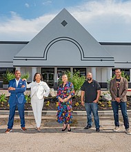 Teeba Rose, Courtney Johnson Rose, Patricia Hogan Williams, Ben Williams, and Chris Williams