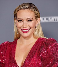 Hilary Duff, here in November, appears on the May/June cover of Women's Health, where she says she is over unrealistic ideals over her body and feels "peaceful" now when she thinks about her looks.
Mandatory Credit: Emma McIntyre/Getty Images North America/Getty Images,