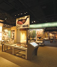 More than 9 million artifacts are in the museum’s vast collection, with many items featured in “Our Commonwealth,” an exhibit that will immerse visitors in the culture, food, arts, music, industry and people of each region of the state. This region features everything from Virginia’s noted pork industry, right, in Smithfield to watermen working Virginia’s rivers and coastline.