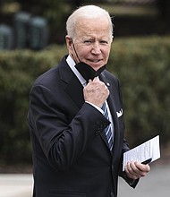 President Joe Biden's administration will forcefully urge Congress to pass more Covid-19 funding during Global Covid-19 summit.
Mandatory Credit: Oliver Contreras/Sipa/Bloomberg/Getty Images