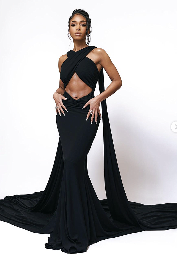 Lori Harvey wearing Michael Kors .