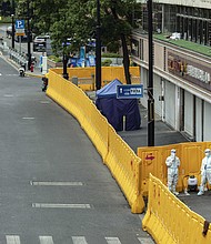 Shanghai posted zero car sales last month as China pressed ahead with its stringent pandemic control measures.
Mandatory Credit:	Bloomberg/Getty Images