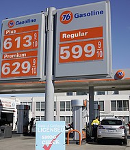 The average price for gasoline in California hit $6 a gallon on May 17 for the first time -- and analysts at JPMorgan are warning that price could be the national average before the end of the summer.
Mandatory Credit:	Liu Guanguan/China News Service/Getty Images