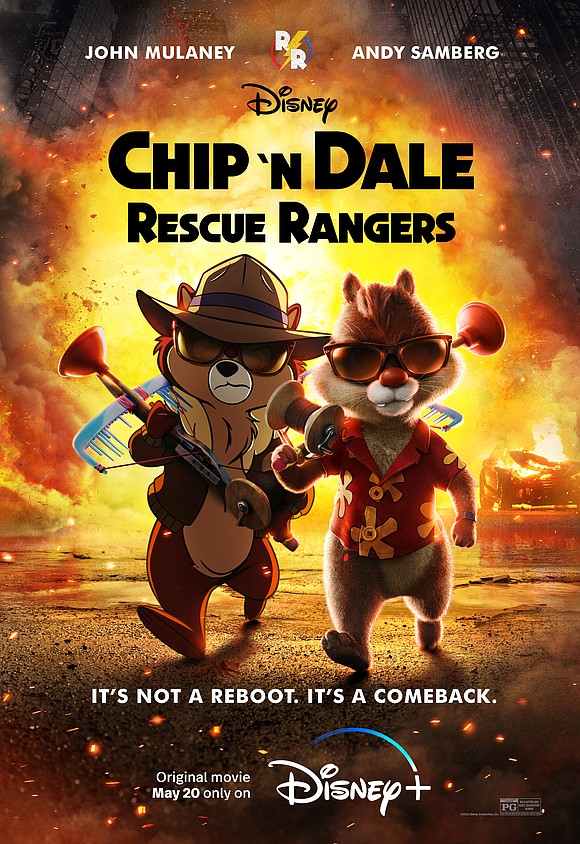“Chip ‘n Dale: Rescue Rangers” - a comeback 30 years in the making, the hybrid live-action/CG animated action-comedy catches up …