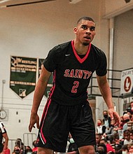 Under St. Christopher’s Coach Hamill Jones, Keishawn Pulley was the Prep League Co-Player of Year, along with 6-foot-9 Carter Lang of St. Anne’s Belfield in Charlottesville. As a guard “KP,” averaged 19 points, five rebounds, two steals and two assists, helping the Saints to a 16-9 record and to the Prep League tournament finals.
