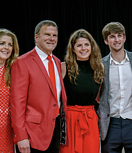 Tilman J. Fertitta and his family