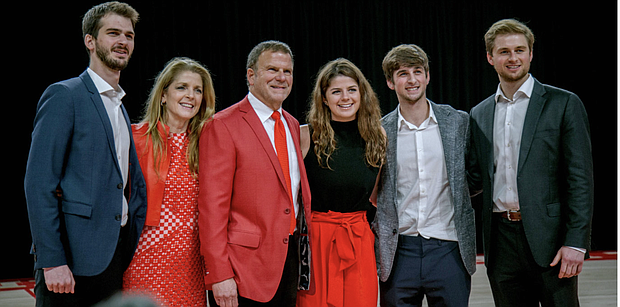 Tilman J. Fertitta and his family