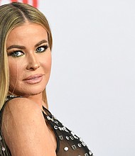 Actress Carmen Electra, seen here in Los Angeles on March 22, has entered the world of OnlyFans.
Mandatory Credit:	JC Olivera/Getty Images