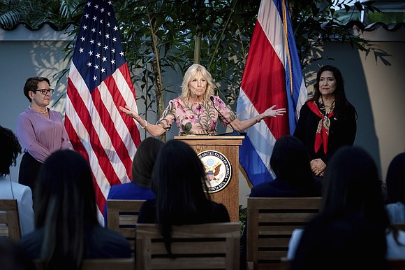 First lady Jill Biden on Monday wraps a six-day, three-country tour of Latin America with an agenda that focused -- …