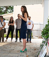 Nguyen speaks during a campaign event.
Mandatory Credit: Austin Steele/CNN