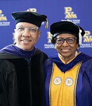 Darren Walker and Ruth Simmons (Photo credit: Prairie View A&M University)