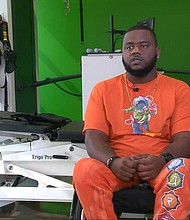 A St. Louis man paralyzed from the waist down after being shot during a 2019 dispute in St. Charles isn't giving up on his dream.
Mandatory Credit:	KMOV