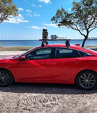 Since launching in five US cities in 2007, Google's Street View cars have been circling the globe, using roof-mounted cameras to map more than 10 million miles of imagery.
Mandatory Credit:	Google
