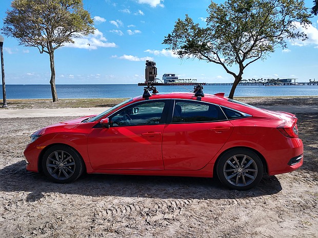 Since launching in five US cities in 2007, Google's Street View cars have been circling the globe, using roof-mounted cameras to map more than 10 million miles of imagery.
Mandatory Credit:	Google