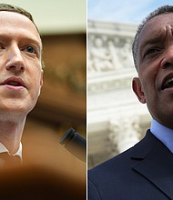 Washington, DC, Attorney General Karl Racine sued Mark Zuckerberg, accusing the Facebook co-founder of misleading the public on the company's handling of privacy and personal data in connection with the Cambridge Analytica scandal.
Mandatory Credit:	Mandel Ngan/Alex Wong/Getty Images