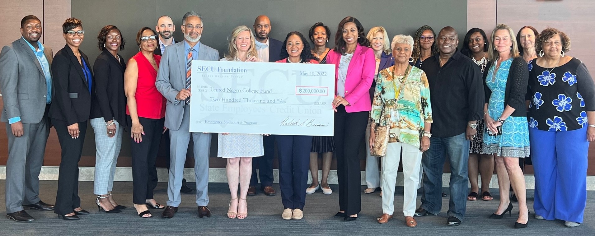 SECU Foundation Awards $200,000 Grant for UNCF Emergency Student Aid ...