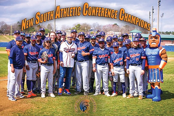 Virginia State University followed a rocky flight of a baseball season with a smooth landing.