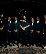 From left to right: Slim Thug, DeShawn Scott (Student), William Lewis (Student), Ashworth Barnes (713 Motoring CEO), TreVon Demas (Student), Marquis Harris (Student), Isaac Yowman (IYO Agency CEO).
Photos Courtesy of IYO Agency