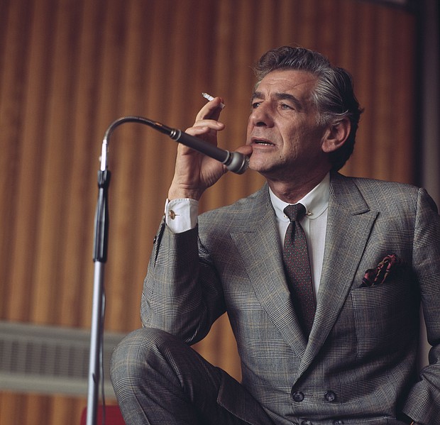 American composer and conductor Leonard Bernstein in 1970.
Mandatory Credit: Peter King/Hulton Archive/Getty Images