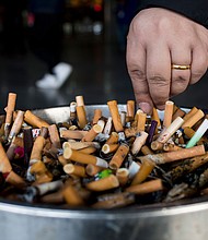 Cigarettes are so hard to quit because the chemicals in them can rewire your brain over time.
Mandatory Credit:	JOHANNES EISELE/AFP via Getty Images