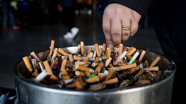 Cigarettes are so hard to quit because the chemicals in them can rewire your brain over time.
Mandatory Credit: JOHANNES EISELE/AFP via Getty Images