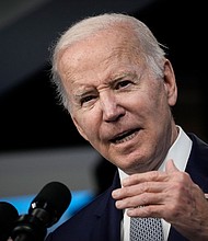 The White House is kicking off a month-long effort to place a heavy focus on the economy as inflation worries become the top concern for the White House before this fall's midterm elections, and pictured here, President Joe Biden here on May 10, in Washington, DC.
Mandatory Credit:	Drew Angerer/Getty Images