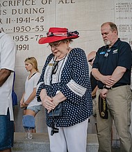 Richmonders and various members of the U.S. military attended the Commonwealth Memorial Day Ceremony at the Virginia War Memorial in Richmond on Monday.