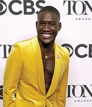 Sidney DuPont attends the Tony Awards: Meet The Nominees media day at the Sofitel New York on May
12 in New York. DuPont is nominated for a Tony for best featured actor in a musical for his role in “Paradise Square.”