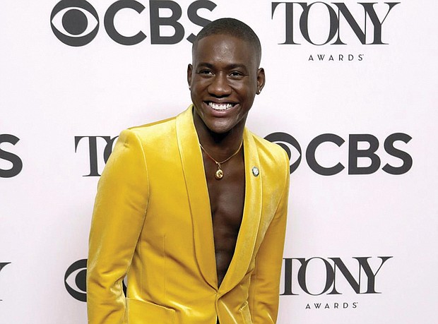 Sidney DuPont attends the Tony Awards: Meet The Nominees media day at the Sofitel New York on May
12 in New York. DuPont is nominated for a Tony for best featured actor in a musical for his role in “Paradise Square.”