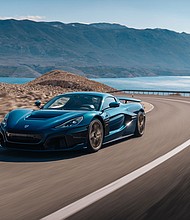 Rimac Group, the Croatian maker of exotic electric supercars that now controls Bugatti, announced that it received €500 million, or about $536 million in new investment.
Mandatory Credit:	Rimac