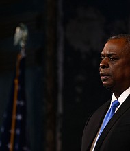 Retired general Lloyd Austin speaks after being nominated by US President-elect Joe Biden to be US Defense Secretary, at The Queen Theater in Wilmington, Delaware on December 9, 2020.
Mandatory Credit:	Jim Watson/AFP/Getty Images