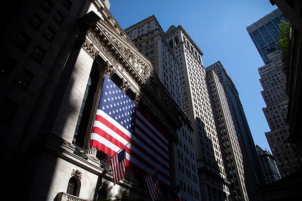 About 15% of all current US stock market investors say they first began investing in 2020, according to a Schwab survey, and pictured, the New York Stock Exchange in New York, on May 31.
Mandatory Credit:	Michael Nagle/Bloomberg/Getty Images