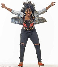 Starinah Dixon, assistant director, choreographer and principal dancer of
M.A.D.D. Rhythms, has been named the 2022 Chicago Dancemaker in Residence at Rebuild Foundation. PHOTO PROVIDED BY RISE STRATEGY GROUP.
