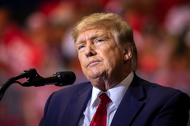 The New York attorney general's office says it is not satisfied that former President Donald Trump has met the conditions to lift his civil contempt and is asking for additional sworn statements from several units within the Trump Organization over its document retention policy.
Mandatory Credit:	Chet Strange/Getty Images