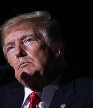 The Trump campaign directed a group of Georgia Republicans to meet in secret and obscure their objectives in an email obtained by federal prosecutors as part of their recent investigation into Donald Trump's efforts to overturn the election in several swing states.
Mandatory Credit:	Scott Olson/Getty Images