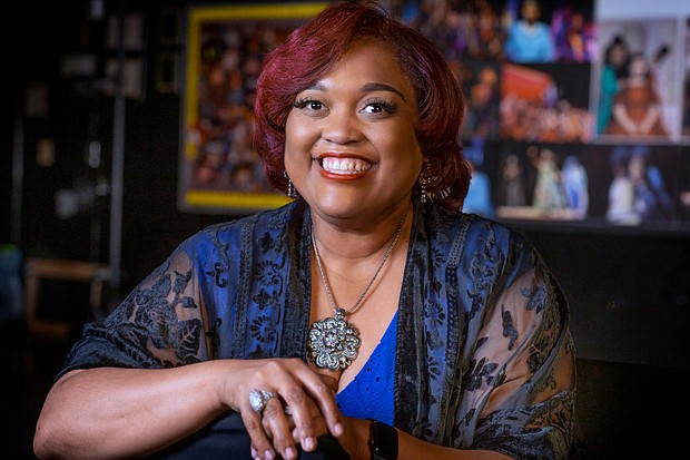 Roshunda Jones-Koumba, a drama teacher at G. W. Carver Magnet High School in Houston, appears in an undated photo. Jones-Koumba will receive the 2022 Excellence in Theatre Education Award. (Rick Armstrong/Tony Awards via AP) (ASSOCIATED PRESS)