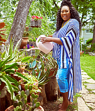 Bree Iman Clarke, Founder of The Plant Project Houston 
Photos: Angelica Marie Photography
