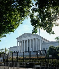 The Supreme Court, pictured here, on May 31, in Washington, DC ruled that the federal government can continue to detain certain immigrants in removal proceedings without giving them a bond hearing after six months.
Mandatory Credit:	Drew Angerer/Getty Images