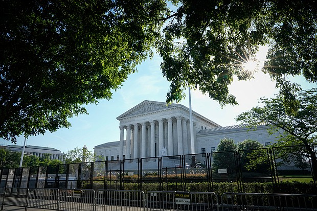 The Supreme Court, pictured here, on May 31, in Washington, DC ruled that the federal government can continue to detain certain immigrants in removal proceedings without giving them a bond hearing after six months.
Mandatory Credit:	Drew Angerer/Getty Images