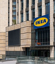 Ikea pictured here, in Shanghai, China, on June 2 has already shut one store in mainland China this year and could close another in Shanghai in early July.
Mandatory Credit:	CFOTO/Future Publishing/Getty Images